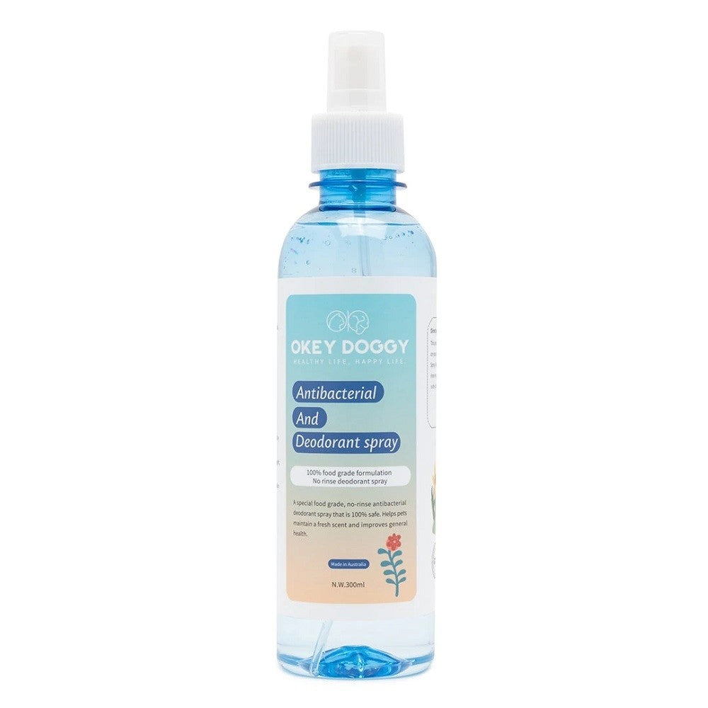OKEY DOGGY ANTIBACTERIAL AND DEODORANT SPRAY FOR CATS & DOGS 300ML