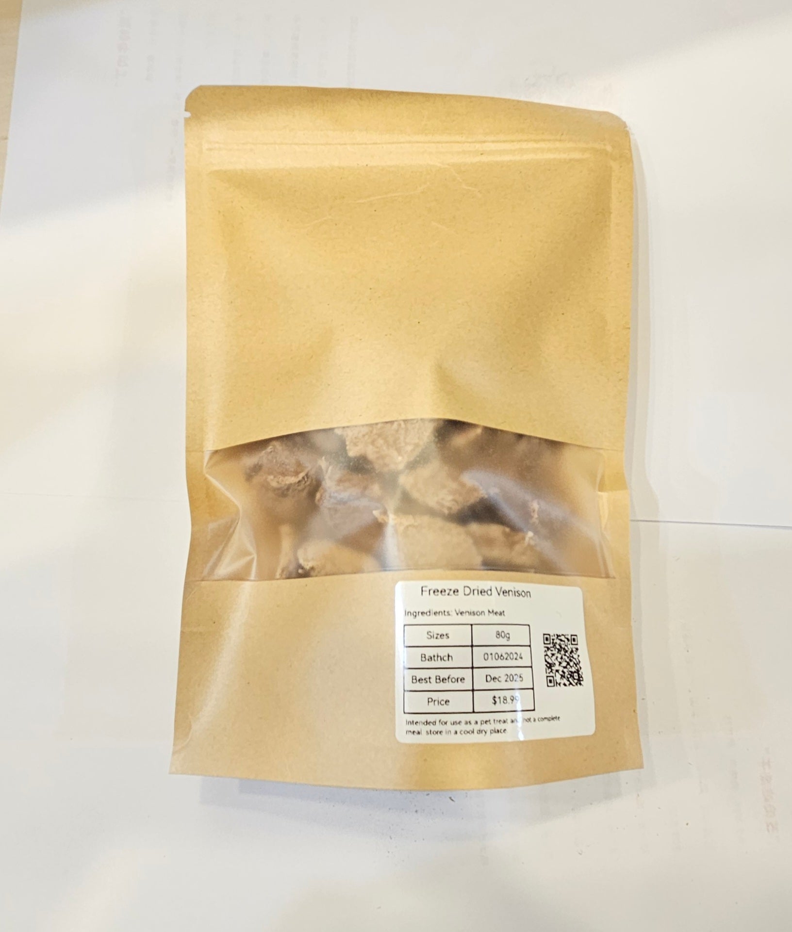 Freeze Dried Venison 80g