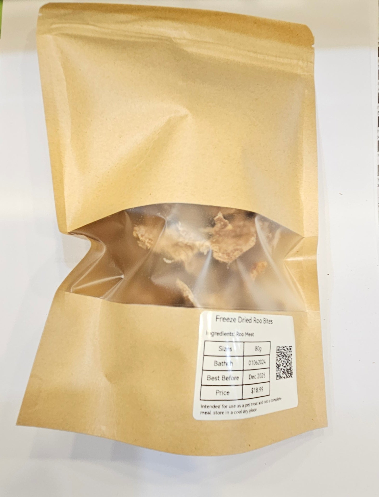 Freeze Dried Roo Bites 80g