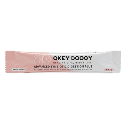 OKEY DOGGY ADVANCED SYNBIOTIC DIGESTION PLUS FOR CATS & DOGS 30X3G SACHETS