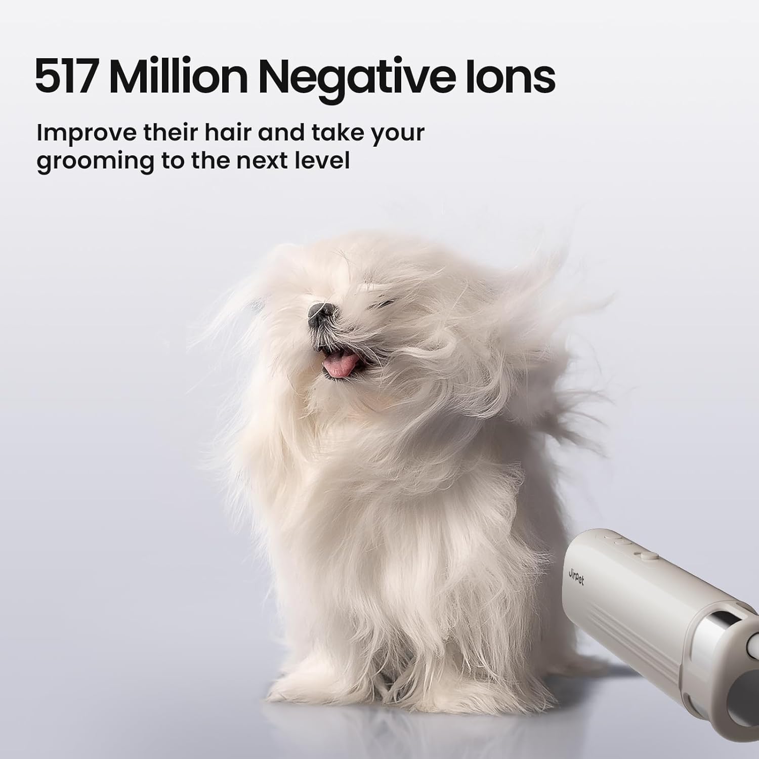alt="Jirpet Neck Dryer hands-free dog grooming dryer