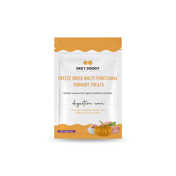 OKEY DOGGY Freeze Dried Multifunctional Yoghurt Pet Treats (Digestive Care) 10g