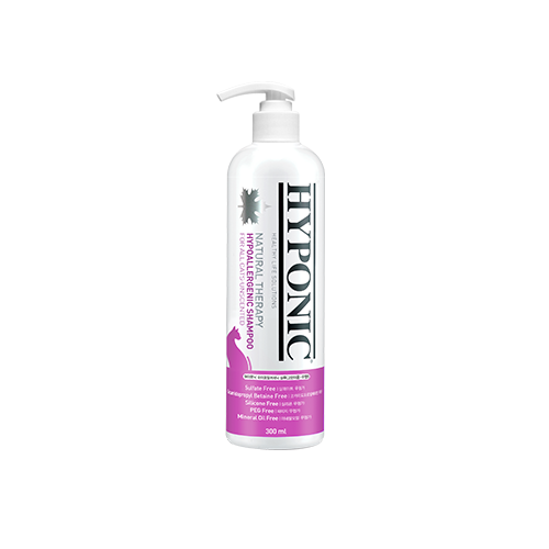 HYPONIC Hypoallergenic Shampoo (For All Cats Unscented) 300ml